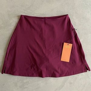 Girlfriend Collective Plum Skort NWT